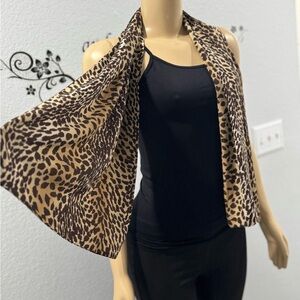 Animal Print Rectangular Scarf